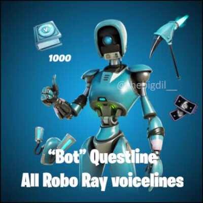 All of Robo-Ray's voicelines in the new 