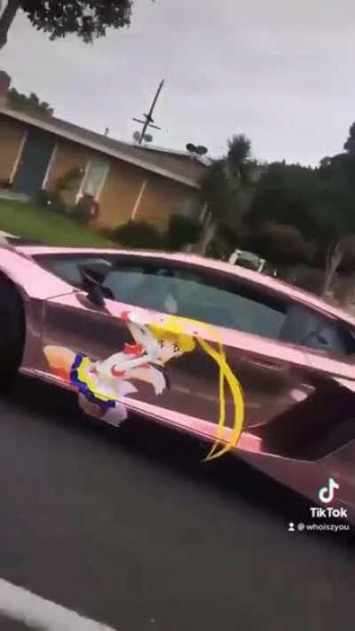 Sailor Moon Lamborghini Aventador