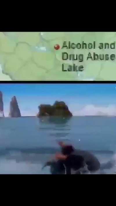 Alcohol and drug abuse lake❤️