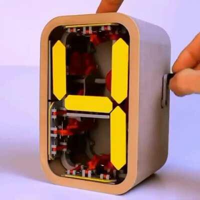 Mechanical 7 segments counter