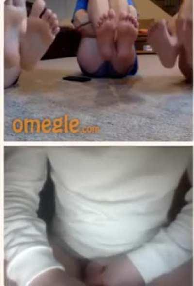 Omegle Feet Jerk off