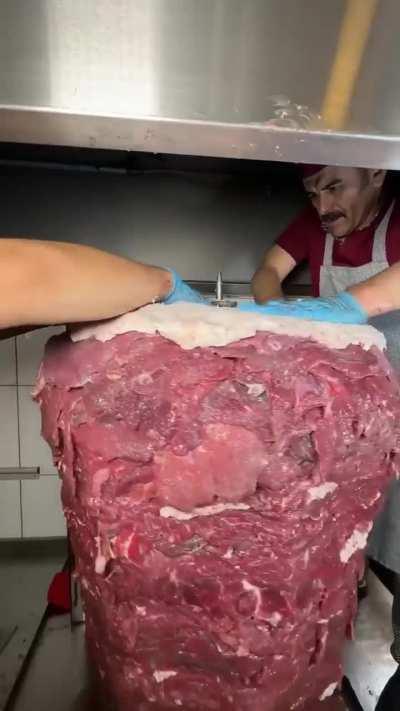 How doner kebabs are formed