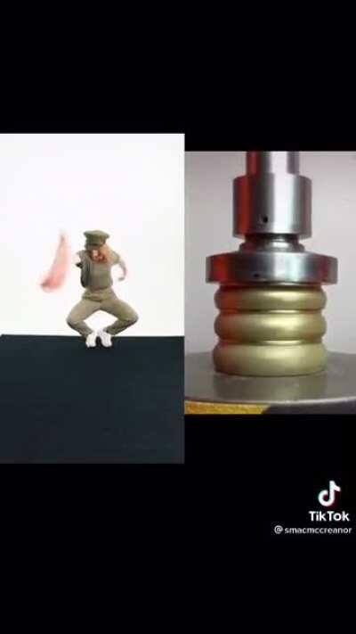 Hydraulic press dance