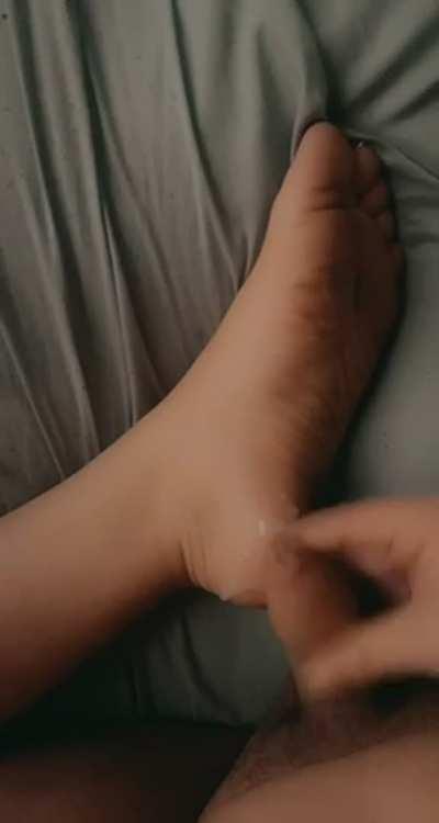 Cumshot Femboy Foot Fetish Houston Sissy Porn GIF by babyyy59