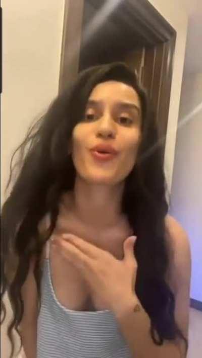 Busty paki cleavage