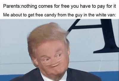 No harm in free candy....