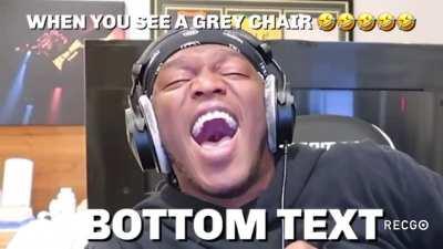 THE CHAIR LOOKS FUNNY AF INNIT😂😂😂😂😂😂😂😂🤣🤣🤣