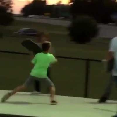 Flying kid