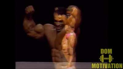 Ronnie Coleman at the 1991 NPC Nationals, where he claimed to be natural.