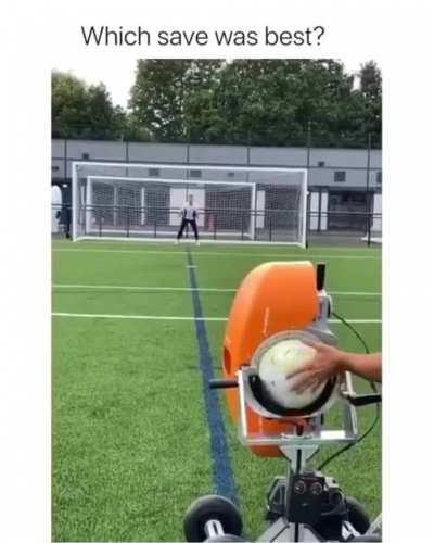 Goalkeeper Training is Intense