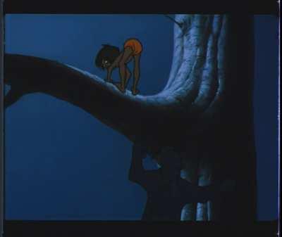 The Jungle Book (1967) 35mm scan sample in full open matte.