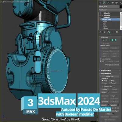 3dsMax 2024 - introducing Autobot by Fausto De Martini :)