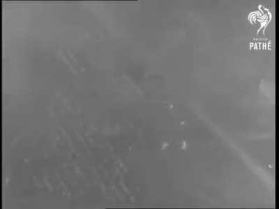 US B-26 bombers attack Chinese positions with rockets and first gun sight camera footage of jet on jet action. One MIG is shot down. Korea 1951