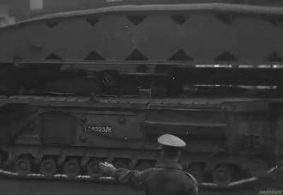 Churchill bridge layer tanks on the way to assault the Antwerp-Turnhout canal, this was key to take control of the Antwerp port, the largest in Belgium, since all supplies still continued to flow from Normandy. October 1944.