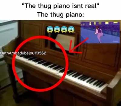 the thug piano