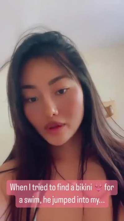 Busty asian 