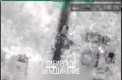 Group of UA infantry are hit by drone drop while unloading supplies from vehicle 