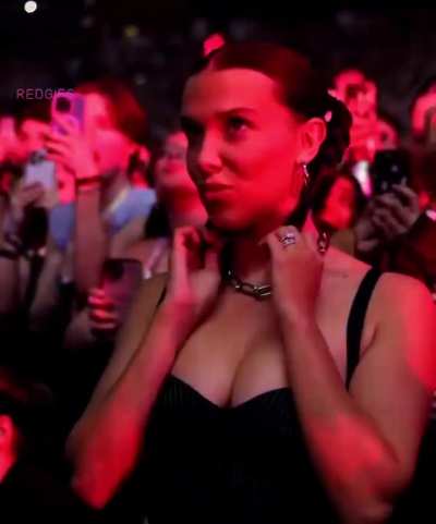 Millie and her perfect cleavage.