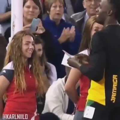 Good Guy Usain Bolt sprinting to our hearts