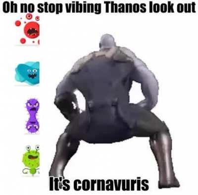 O no thanus has airpod 😫😭