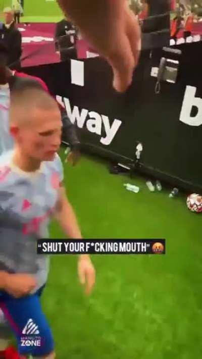 Pogba reaction to West Ham fans abuse