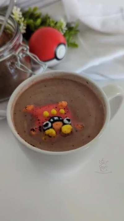 I made Darumaka hot chocolate bombs