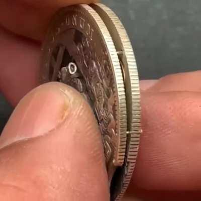 A coin with a heartbeat