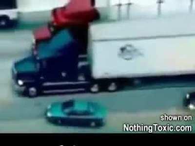 truckers stop pursuit for the cops