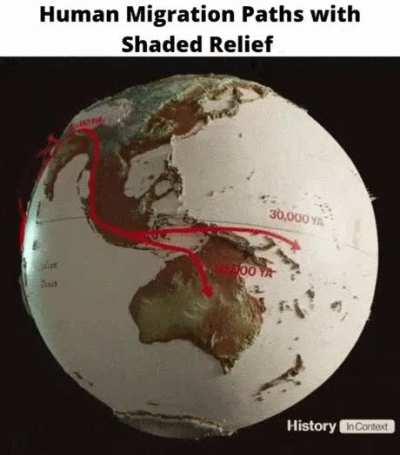 Human Migration Paths