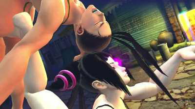 Juri destroys Ibuki [Ultra Street Fighter 4]