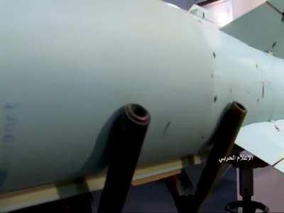 Hezbollah presenting some of it's missiles. 