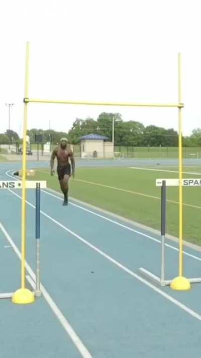 Insane vertical high jump