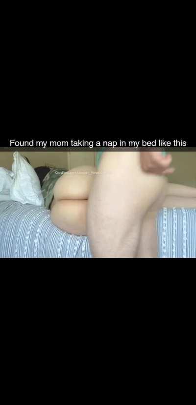 Fucking mom while she's napping