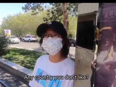 Asking Chinese people which country they don't like?