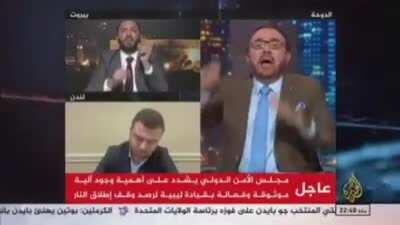 Hezbollah representative interviewed about the current situation in Lebanon and the fate of Hezbollah after the talks between Lebanon and Israel. The Hezbollah representative resorts to talking about the past completely unable to answer anything about the