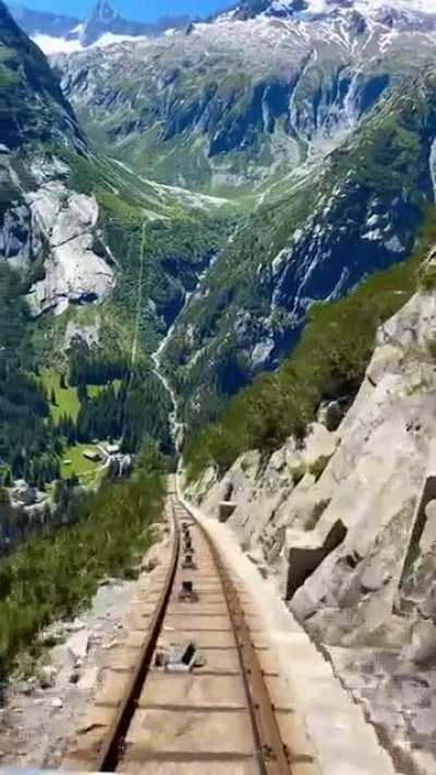 Gelmerbahn Canton Bern, Switzerland