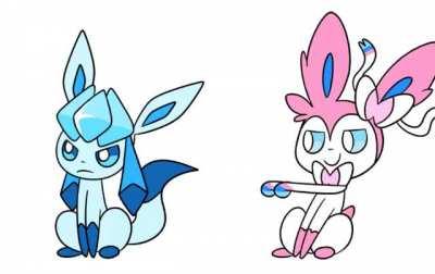 Sylveon & Glaceon