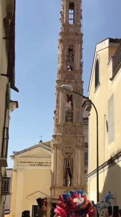 Neapolitan tradition called Giglio di Recale