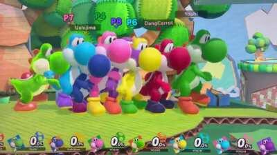 ALL ABOARD THE YOSHI TRAIN