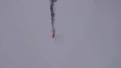 4 years ago Syrian Mi-17 helicopter shot down by rebel forces over Idlib province on 11th of February 2020