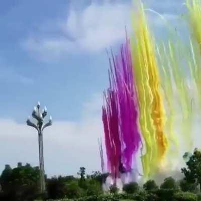 No idea what these “Colorful Explosions” are for or what they represent, if anything, but they are definitely interesting