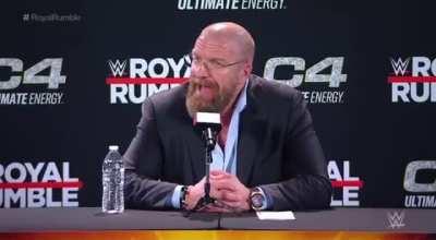 Triple H's answer to question about Vince McMahon and his allegations