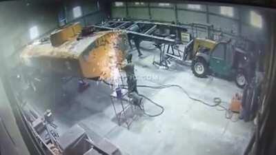 Welding Goes Horribly Wrong