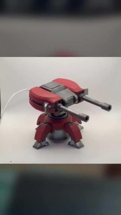 Torbjörn Turret Replica from Overwatch moving