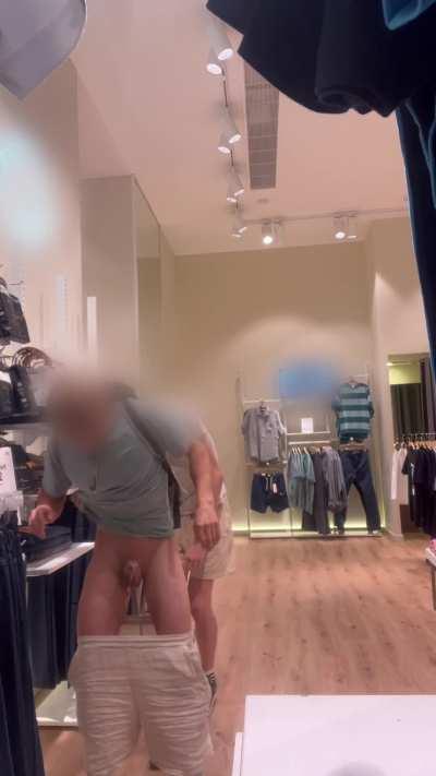 I was out shopping for clothes when he pulled down my shorts...