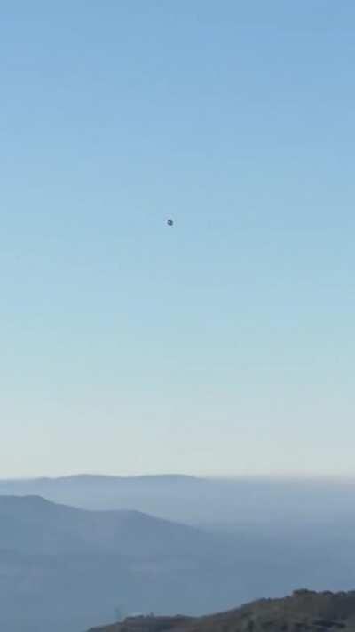 Possible UFO near Mount Umunhum, California