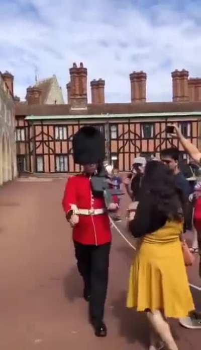 WCGW Stand in the way of a royal guard