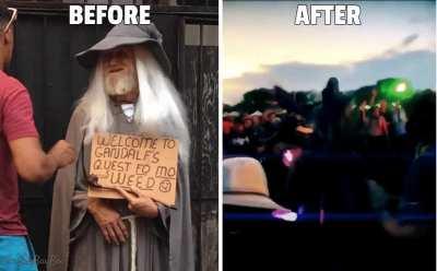 Gandalf, where is he now?