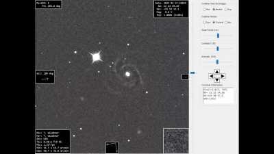 Ceres Moving Near Messier 100 (M100)