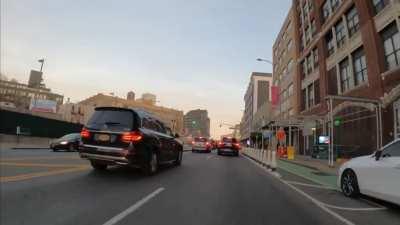 it's almost as if the city is trying to discourage biking - Northern Blvd, LIC, Queens